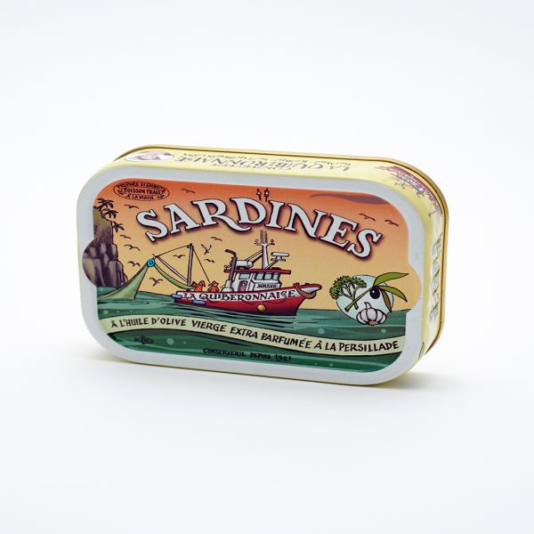 Bretonische Ölsardinen mit Persillade