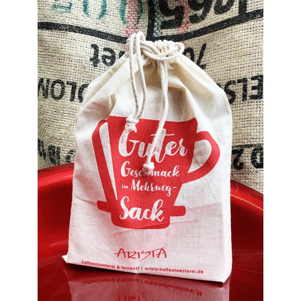 Arista Jute-Geschenksack - rot