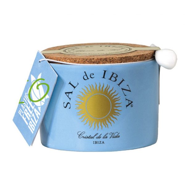 Sal de Ibiza - Fleur de Sel Mar Blau - mit schwarzem Knoblauch